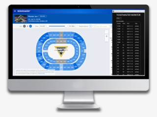 Ticket Master Chrome Extension Preview - Computer Monitor