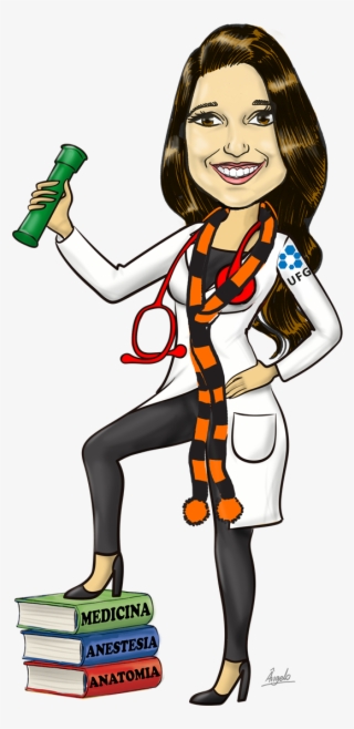 Corpo Inteiro Com Elementos - Cartoon