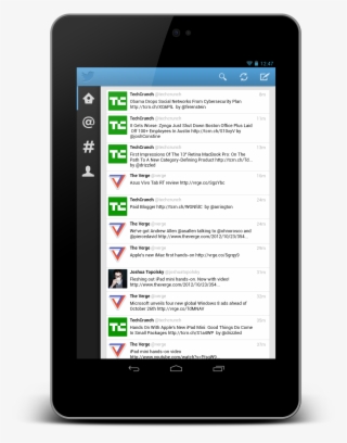 Twitter For Tablets - Tablet Computer