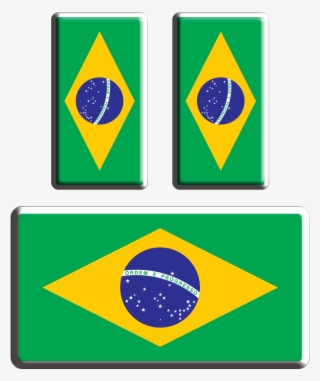 adesivo bandeiro brasil - brazil flag