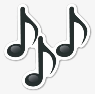 Music Sticker - Emoji Nota Musical Png