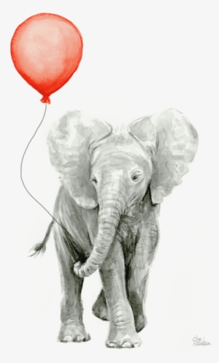 Free Png Download Click And Drag To Re Png Images Background - Watercolor Elephant
