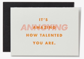 You're Amazing & Annoying - Business Card