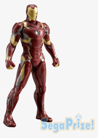 Sega Prize Marvel Captain America Civil War Iron Man Mark 46 Premium 1/10 Figure 