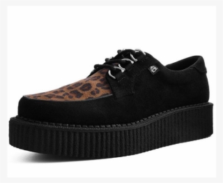 Anarchic Leopard Print Creepers - Suede