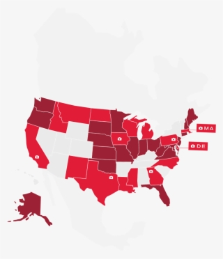 Unites States Map Indicates States We've Paved - 2016 Democratic Primary Map