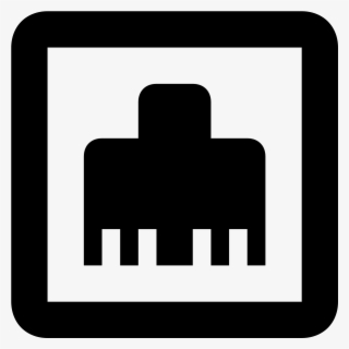 Wired Network Icon - Rj45 Symbol
