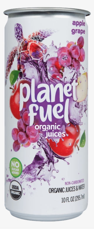 Organic Apple Grape Non-carbonated Juice From Planet - Planet Fuel Organic Juices Logo