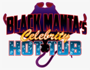Black Manta's Celebrity Hot Tub Logo - Graphic Design