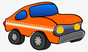 Orange Funny Car Icons Png - Car Cartoon Clipart
