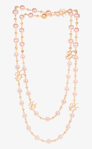 Pink Pearl Necklace & Bracelet With Faux Pearls - Too Faced Pearl Necklace
