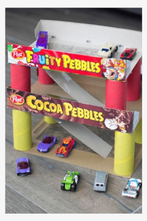 Double-decker Toy Car Garage - Fruity Pebbles