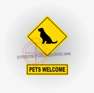 Pets Welcome Sign - Ball Python Crossing Funny Novelty Crossing Sign 16.5'x16.5',