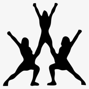 Png Freeuse Download Cheer Silhouette At Getdrawings - Cheer Dance Silhouette Png