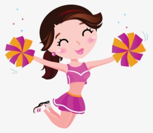 Free Cheerleader Png Image - Pom Pom Girl Dessin