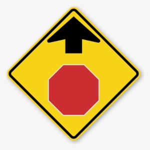 Stop Sign Ahead - Road Signs Stop Sign Ahead
