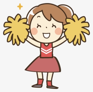 Cheerleading Pom-pom Cartoon Megaphone Illustrator - Transparent Cheerleader Clipart