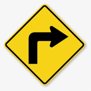 Right Turn - Right Turn Traffic Sign