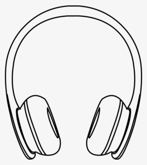 Dj Clipart Computer Headphone Pencil And In Color Dj - Headphone Clipart Black And White