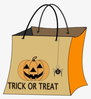 Halloween Bag Clip Art - Trick Or Treat Bag Clip