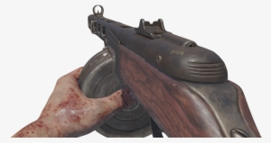 Ppsh-41 Zombies Bo3 - Call Of Duty Ww2 Ppsh Png
