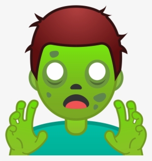 Download Svg Download Png - Android Zombie Emoji