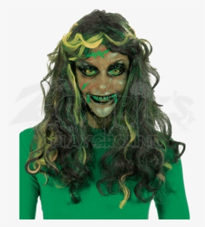 Transparent Female Biohazard Zombie Mask - Female Zombie