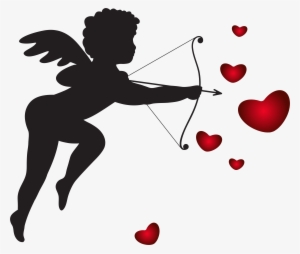 With Bow And Hearts Png Clip Art