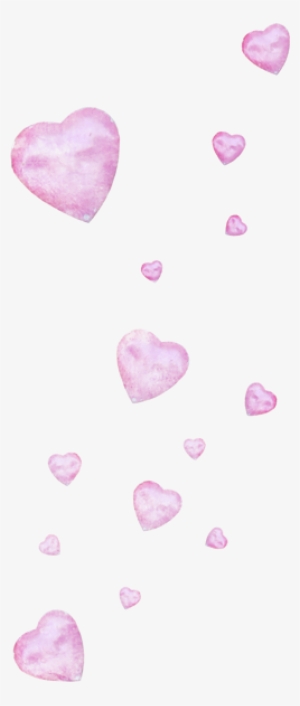 Soft Pink Hearts Png Clipart - Pink