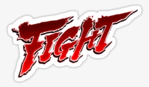 "streetfighter Fight" Stickers By Edskimo8 Redbubble - Street Fighter Fight