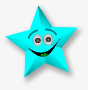 Smile Clipart Blue - Smiley Stars Clip Arts