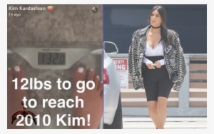 Kim K Shows Off Figure 8 In Retro Cycling Shorts - Visitors Must Report To Reception