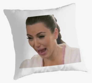 Kim Kardashian Crying" Throw Pillows By Sailorlolita - Kim Kardashian Crying Face