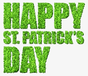 Happy St Patrick's Day Grass Sign - Saint Patrick Day Png