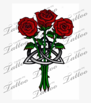 Rose Tattoo Clipart Entwined - Celtic Knot
