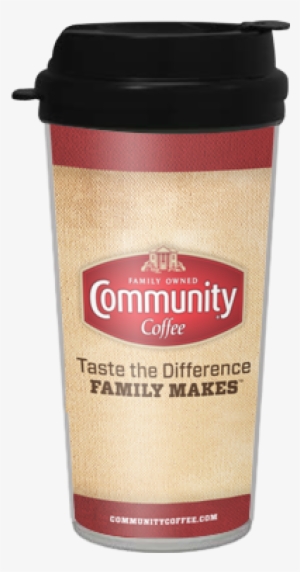 16 Oz Burlap Travel Tumbler Mug - Community Coffee