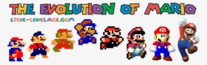 Super Mario Evolution - Evolution Of Mario 2013
