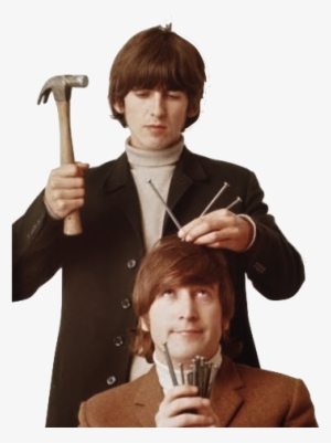 George Harrison, John Lennon, And The Beatles Image - Maxwell's Silver Hammer