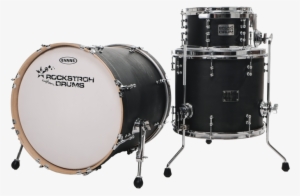Lg Bruno Custom Set - Black Acrylic Drum Shell