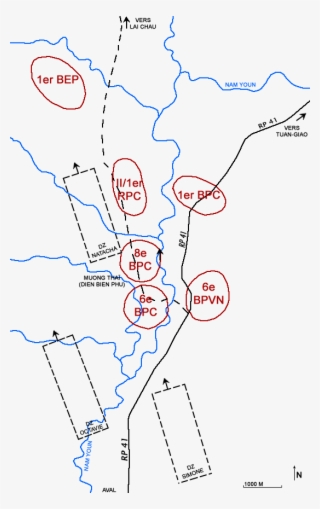 Dbp 22 11 1953 - Bataille De Diên Biên Phu Plan