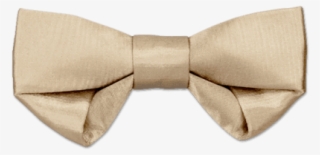 Folding In Champagne Gold Bow Tie - Formal Wear