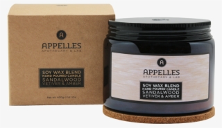 Sandalwood, Vetiver & Amber Candle 400g - Appelles