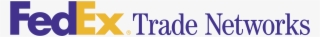 Fedex Trade Networks Logo Png Transparent - Fedex