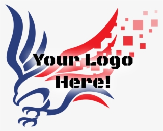 Your Company Here - America Flag With Eagle Logo