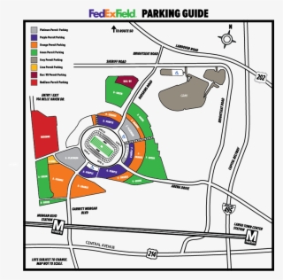 Gate A Platinum Parking Lot - Fedex Parking Map
