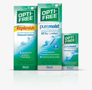 Keeping Contact Lenses Clean - Optifree Pure Moist 300ml