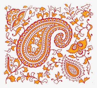 Of India Element Textile Floral Design Ethnic Clipart - Indian Prints