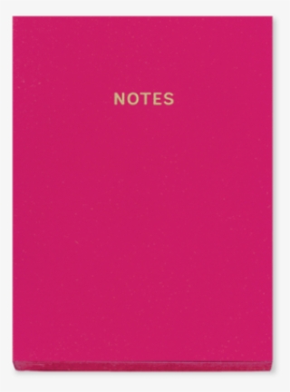 A6 Colourblock Notebook Cerise Pink - Document
