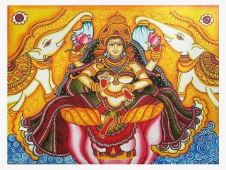 Goddess Laxmi Mural Art - Religion