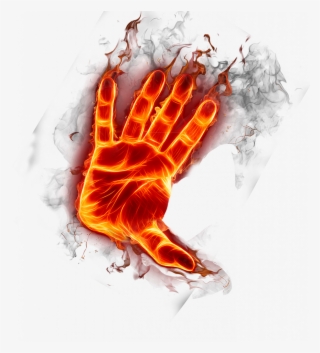 Fire Hand Png Visual Fire Hand Editing - Hand